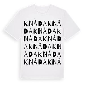 Knåda ordlek t-shirt – ekologisk bomull t-shirt från Pinshirt