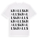 Knalls ordlek t-shirt