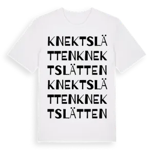 Knektslätten ordlek t-shirt – ekologisk bomull t-shirt från Pinshirt