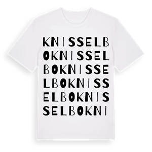Knisselbo ordlek t-shirt – ekologisk bomull t-shirt från Pinshirt