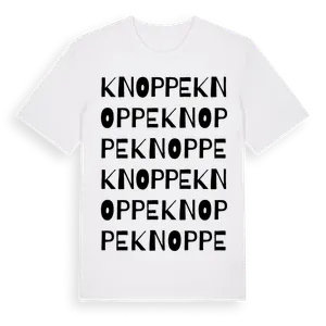 Knoppe ordlek t-shirt – ekologisk bomull t-shirt från Pinshirt