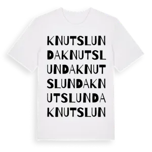 Knutslunda ordlek t-shirt – ekologisk bomull t-shirt från Pinshirt