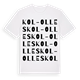 Kol-Olles ordlek t-shirt