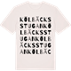 Vintage White t-shirt med Kölbäcksstugan ordlek t-shirt