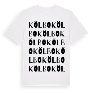 Kölbo ordlek t-shirt – ekologisk bomull t-shirt från Pinshirt