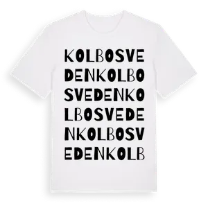 Kolbosveden ordlek t-shirt – ekologisk bomull t-shirt från Pinshirt