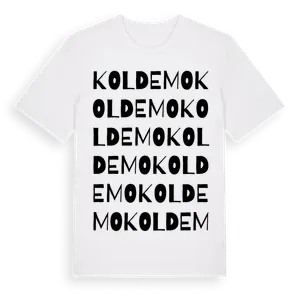 Koldemo ordlek t-shirt – ekologisk bomull t-shirt från Pinshirt