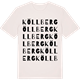 Vintage White t-shirt med Köllberg ordlek t-shirt
