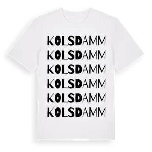 Kolsdamm ordlek t-shirt – ekologisk bomull t-shirt från Pinshirt
