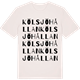Vintage White t-shirt med Kölsjöhållan ordlek t-shirt