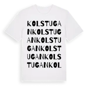 Kolstugan ordlek t-shirt – ekologisk bomull t-shirt från Pinshirt