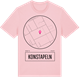 Pink Cotton t-shirt med Konstapeln t-shirt