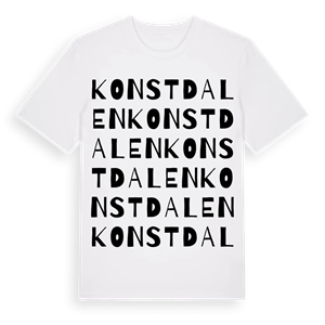 Konstdalen ordlek t-shirt – ekologisk bomull t-shirt från Pinshirt