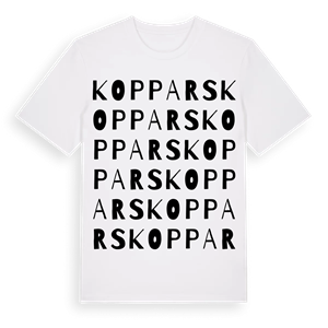 Koppars ordlek t-shirt – ekologisk bomull t-shirt från Pinshirt