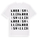 Korrisvallen ordlek t-shirt