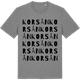Mid Heather Gray t-shirt med Korsån ordlek t-shirt