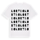 Kortbo ordlek t-shirt