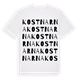 Kostnarna ordlek t-shirt