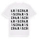 Kråsen ordlek t-shirt