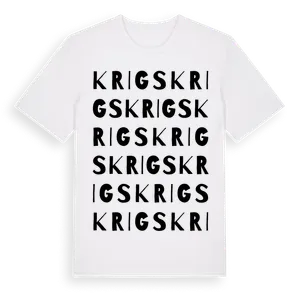 Krigs ordlek t-shirt – ekologisk bomull t-shirt från Pinshirt