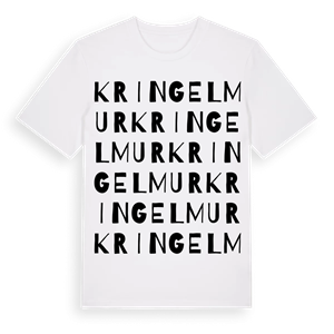 Kringelmur ordlek t-shirt – ekologisk bomull t-shirt från Pinshirt