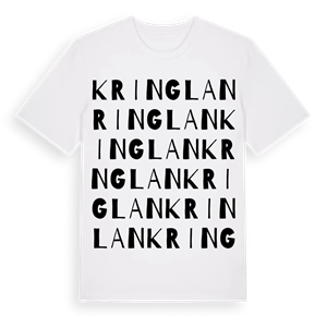 Kringlan ordlek t-shirt – ekologisk bomull t-shirt från Pinshirt