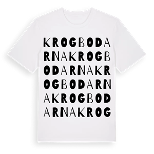 Krogbodarna ordlek t-shirt – ekologisk bomull t-shirt från Pinshirt