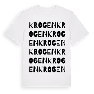 Krogen ordlek t-shirt – ekologisk bomull t-shirt från Pinshirt