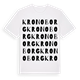 Kronoborg ordlek t-shirt