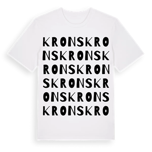 Krons ordlek t-shirt – ekologisk bomull t-shirt från Pinshirt