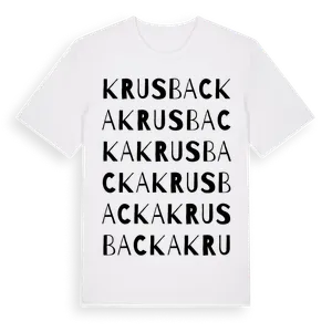 Krusbacka ordlek t-shirt – ekologisk bomull t-shirt från Pinshirt