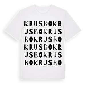 Krusbo ordlek t-shirt – ekologisk bomull t-shirt från Pinshirt