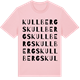 Pink Cotton t-shirt med Kullbergs ordlek t-shirt