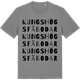 Mid Heather Gray t-shirt med Kungshögs fäbodar ordlek t-shirt