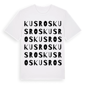 Kusros ordlek t-shirt – ekologisk bomull t-shirt från Pinshirt