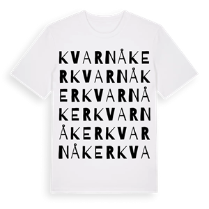 Kvarnåker ordlek t-shirt – ekologisk bomull t-shirt från Pinshirt
