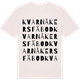 Vintage White t-shirt med Kvarnåkers fäbod ordlek t-shirt