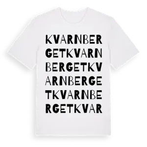 Kvarnberget ordlek t-shirt – ekologisk bomull t-shirt från Pinshirt