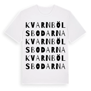 Kvarnbölsbodarna ordlek t-shirt – ekologisk bomull t-shirt från Pinshirt
