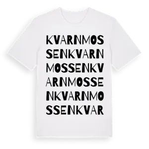 Kvarnmossen ordlek t-shirt – ekologisk bomull t-shirt från Pinshirt