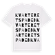 White t-shirt med Kvarteret Spaden ordlek t-shirt