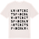 Vintage White t-shirt med Kvarteret Spaden ordlek t-shirt