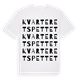Kvarteret Spettet ordlek t-shirt