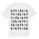 Kybacka ordlek t-shirt