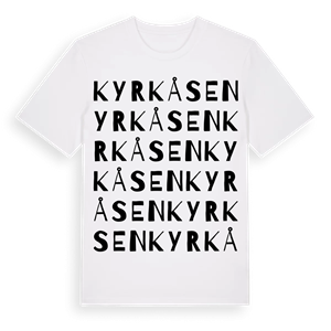 Kyrkåsen ordlek t-shirt – ekologisk bomull t-shirt från Pinshirt