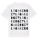 Lågaberget ordlek t-shirt
