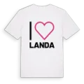 Jag älskar Landa t-shirt stort tryck