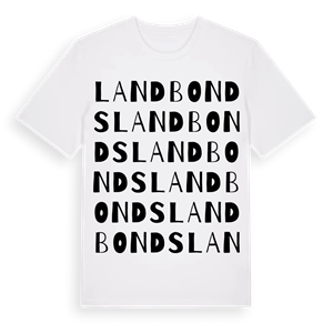 Landbonds ordlek t-shirt – ekologisk bomull t-shirt från Pinshirt