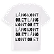 Långkontoret ordlek t-shirt
