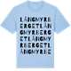 Blue Soul t-shirt med Långmyrberget ordlek t-shirt